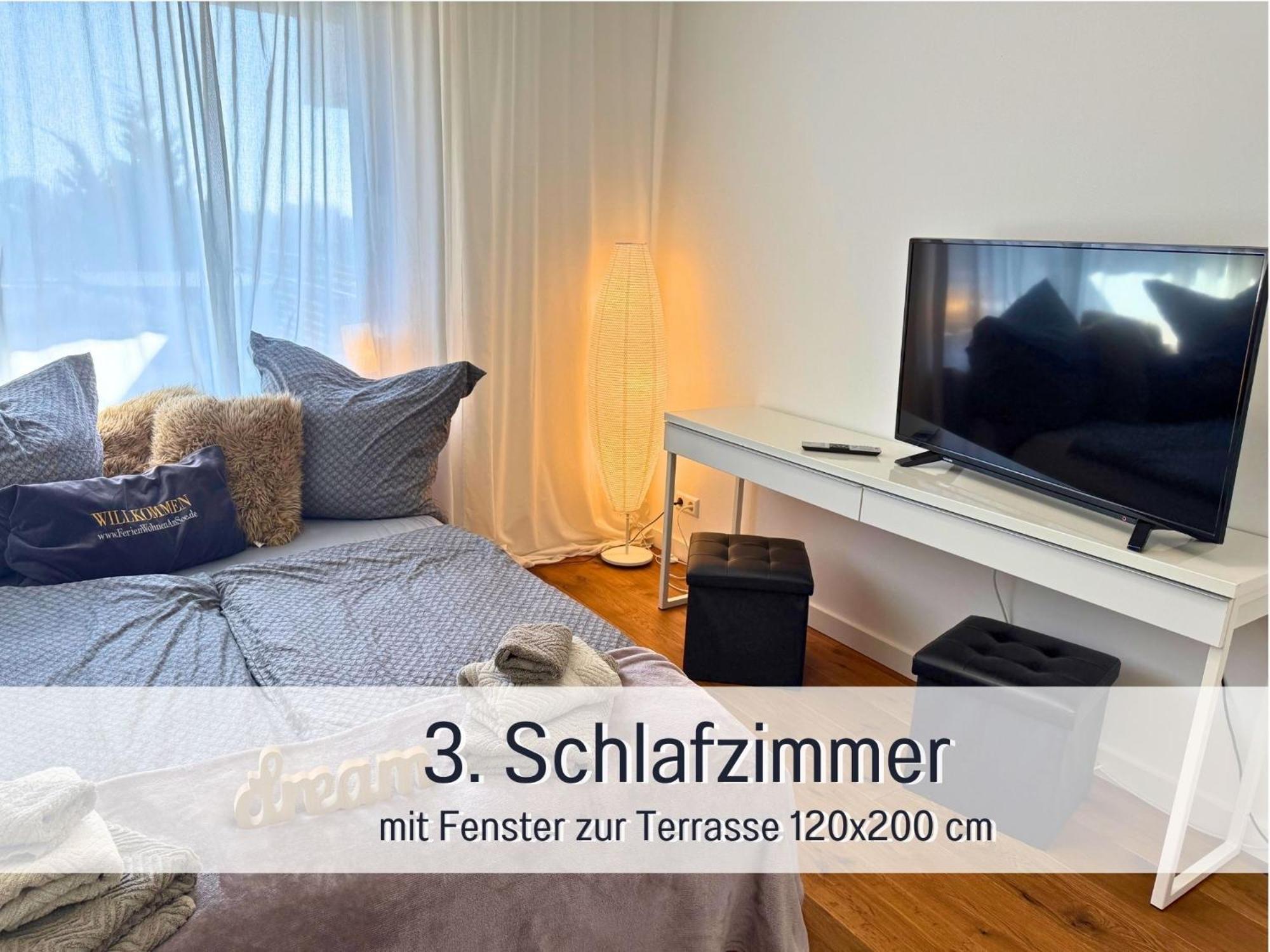 Sonnenterrasse - 3 Schlafzimmer, Whirlpool & Alpenblick - Perfekt Fuer Romantik Oder Familienurlaub Mit Kind , Hund Willkommen By Ferienwohnenamsee - Uberlingen Eksteriør bilde