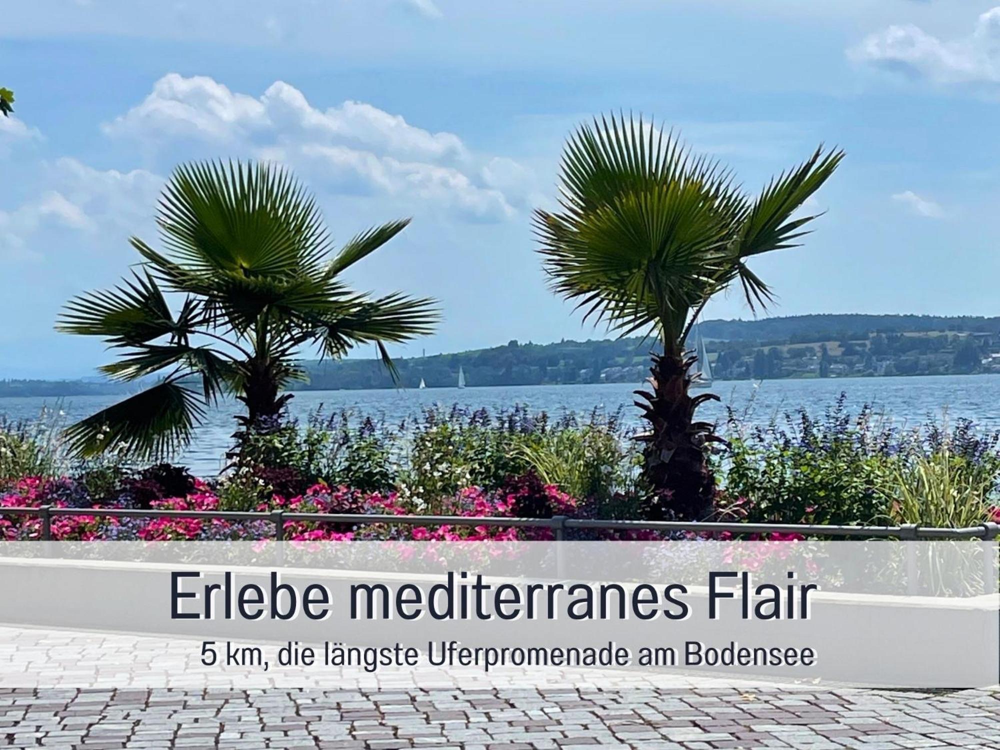 Sonnenterrasse - 3 Schlafzimmer, Whirlpool & Alpenblick - Perfekt Fuer Romantik Oder Familienurlaub Mit Kind , Hund Willkommen By Ferienwohnenamsee - Uberlingen Eksteriør bilde