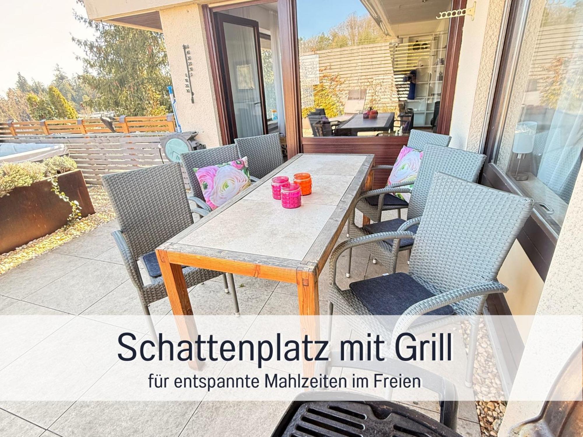 Sonnenterrasse - 3 Schlafzimmer, Whirlpool & Alpenblick - Perfekt Fuer Romantik Oder Familienurlaub Mit Kind , Hund Willkommen By Ferienwohnenamsee - Uberlingen Eksteriør bilde